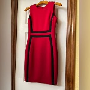 Calvin Klein color block dress